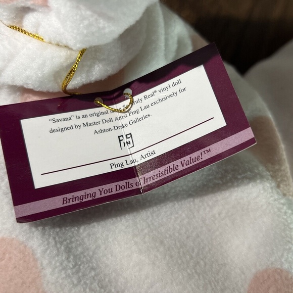 Real Newborn Doll - Ashton Drake Galleries : Savana By Ping Lau - Rare - HTF - Picture 5 of 16